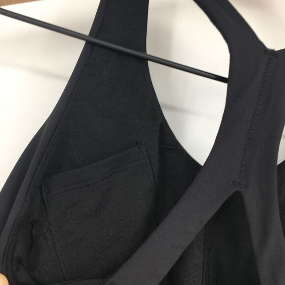 Lululemon Tank Top Womens 4 Black Run Fast Track Cutout Racerback Active Gym #B - Picture 5 of 9